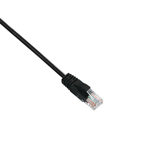 V7 V7CAT6UTP-01M-BLK-1E Black Cat6 Unshielded (UTP) Cable RJ45 Male to RJ45 Male 1m 3.3ft
