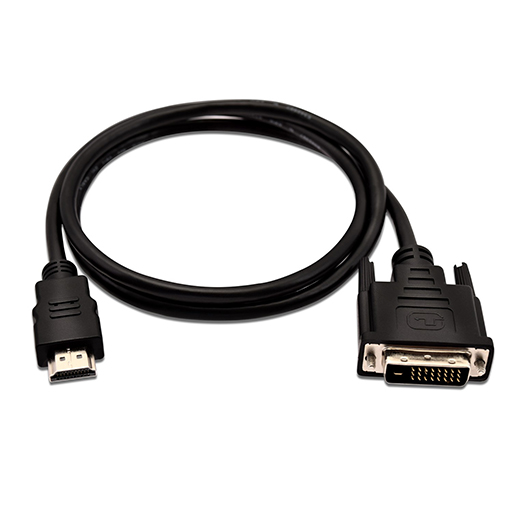 V7 V7HDMIDVID-01M-1E Black Video Cable HDMI Male to DVI-D Male, 1m (3.3ft)
