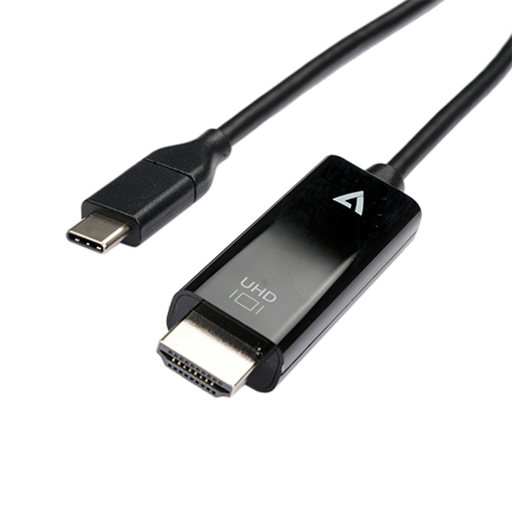 V7 V7UCHDMI-2M USB-C to HDMI 2.0 Adapter Cable 2m Black