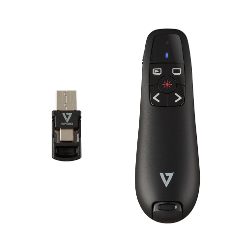 You Recently Viewed V7 WP500C Presentation Pointer - Radio Frequency - USB Type C, USB Type A - Laser - Black  Image
