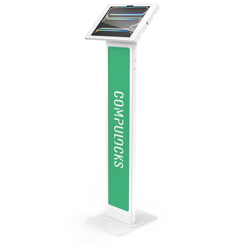 You Recently Viewed Compulocks 140W13APXW iPad Air M2 & M3 13 Inch, Apex Enclosure Brandable Floor Stand - White Image
