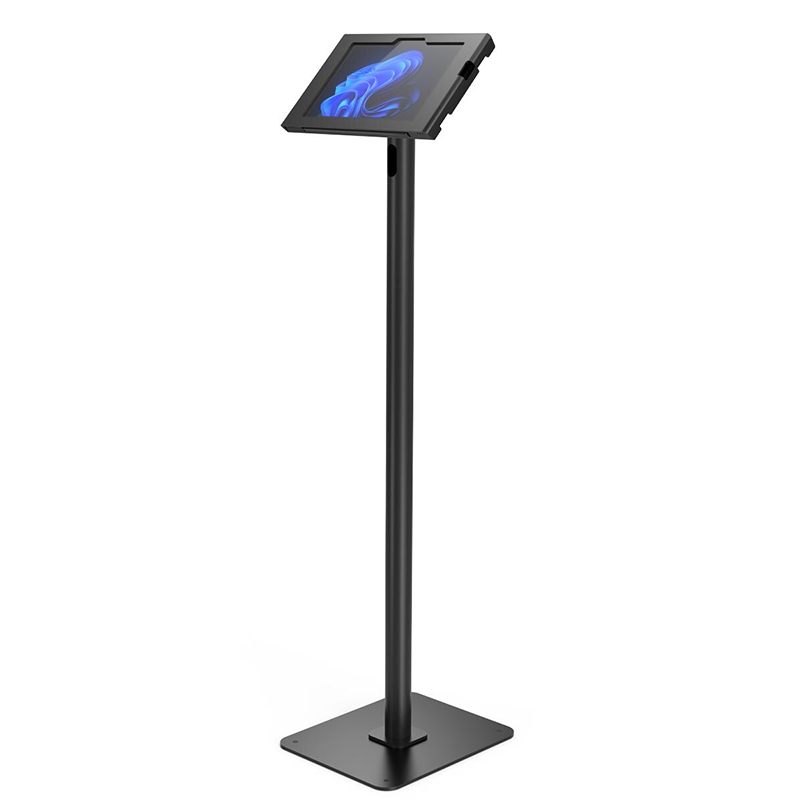Compulocks 150B510APXB Surface GO 1-4 Gen, Apex Enclosure Swift Floor Stand - Black