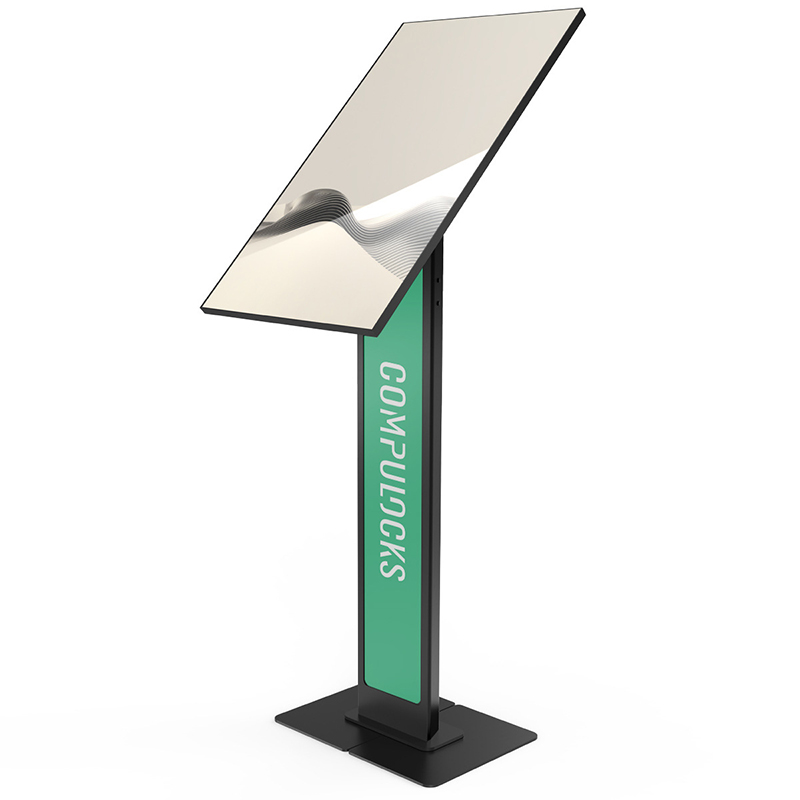You Recently Viewed Compulocks 140BLBPB VESA Brandable Floor Stand with a Large Base Plate - Black Image