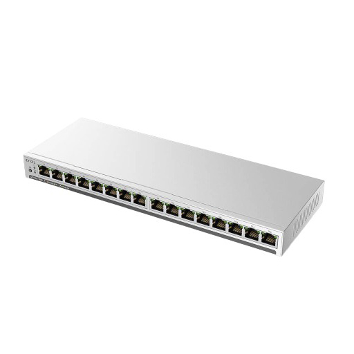 You Recently Viewed Zyxel GS1100-16EP-GB0101F Slimline Unmanaged + PoE+ 135W 16 port Gig Image