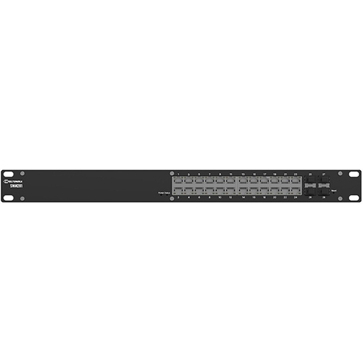 Teltonika SWM281 Managed L2+ Gigabit Ethernet (10/100/1000) Black 4 x SFP ports, 24x RJ-45