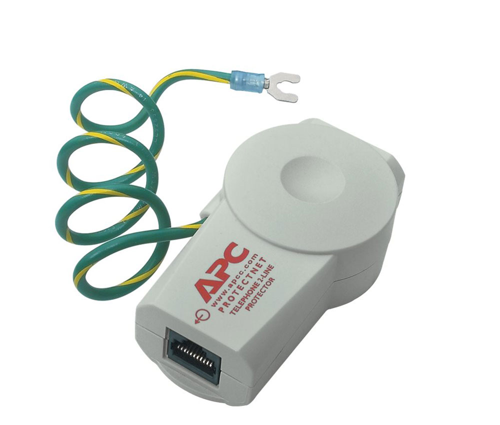APC ProtectNet standalone surge protector for analog/DSL phone lines (2 lines, 4 wires)