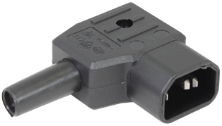 You Recently Viewed IEC C14 Male Right Angled Rewireable Connector Image