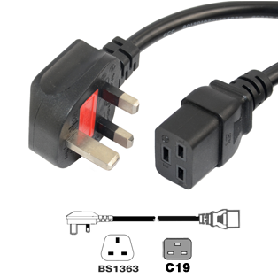 Customers Also Purchased UK Mains - IEC C19 Power Leads Image