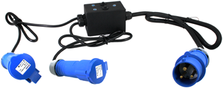 You Recently Viewed Single Commando 32amp Plug - Dual Commando 16amp Socket Adapter Image