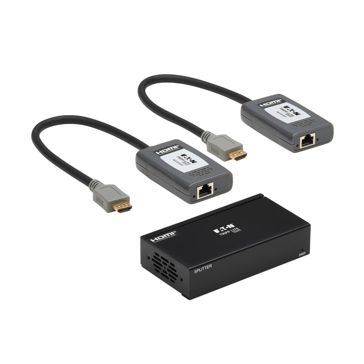 You Recently Viewed Eaton B127A-002-BHPH2 2-Port HDMI over Cat6 Extender Kit, Splitter/2x Pigtail Receivers Image