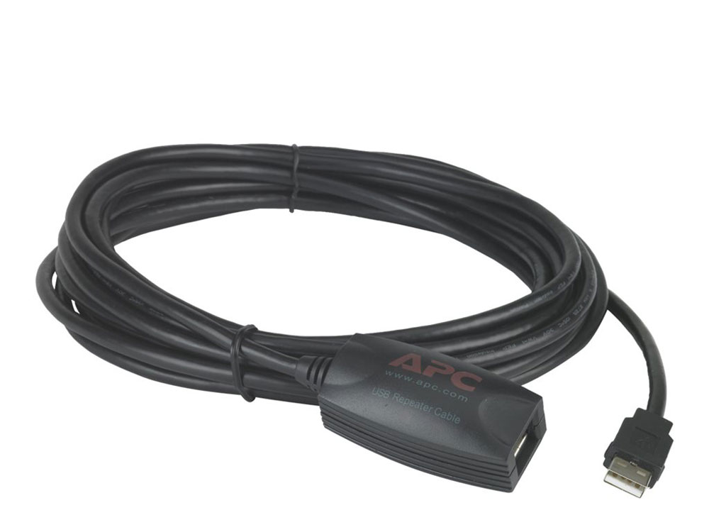NetBotz USB Latching Repeater Cable Plenum - 5m