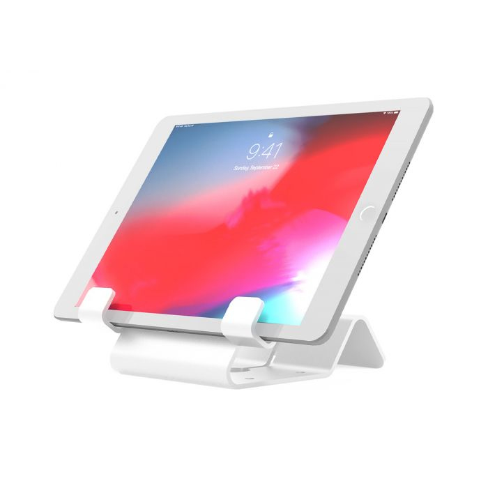 Compulocks CL12UTHWB Universal Tablet Holder with Keyed Cable Lock White