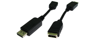 You Recently Viewed 15cm Display Port Male - HDMI Female Black Adaptor Image