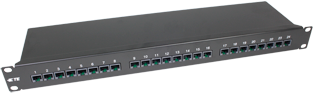 You Recently Viewed 24 Way TE Cat5e UTP High Density Unshielded PCB Patch Panel Image