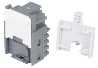 You Recently Viewed TE Connectivity RJ-K CL UTP Cat5e RJ45, Compact Module with White Shutter Image