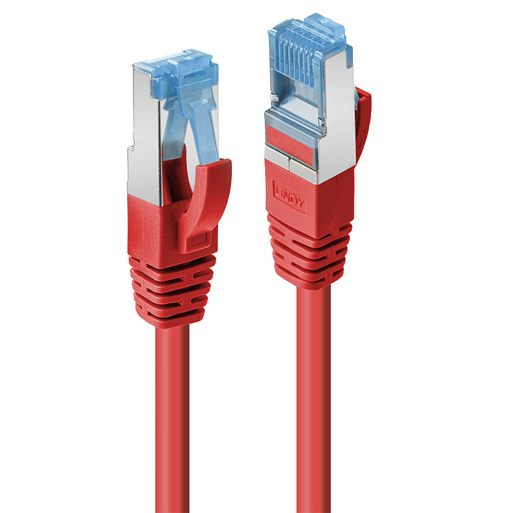 You Recently Viewed Lindy 47163 1.5m CAT6a S/FTP LS0H Snagless Gigabit Network Cable, Red Image