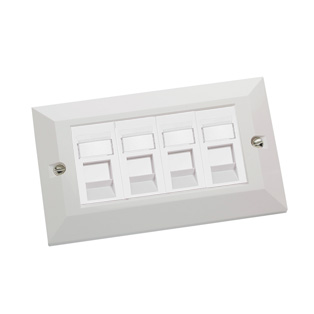 Customers Also Purchased 4x RJ45 Cat6 Modules in Doublegang Faceplate Image