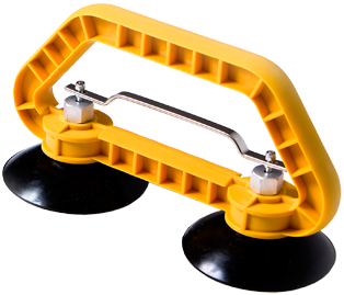 Customers Also Purchased Yellow Hi-Viz Quick Release Twin Cup Floor Tile/Panel Lifter Image