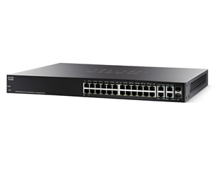 You Recently Viewed Cisco SMB SF300-24PP-K9-UK 24 Port Ethernet PoE+ Switch Image