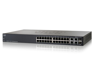 You Recently Viewed Cisco SMB SF300-24 SRW224G4-K9-UK 24 Port Ethernet Switch Image