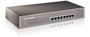 TP-Link TL SG1008 8-Port Gigabit Unmanaged Rackmount Switch