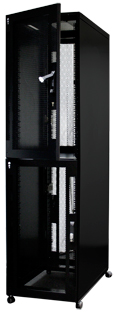 Customers Also Purchased Usystems Uspace 48U 6210 Co-Location 2 Compartment Cabinet 600mm x 1000mm in Black Image