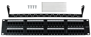 Customers Also Purchased CE 48 Port Cat6 Patch Panel - 2u RJ45 UTP Image