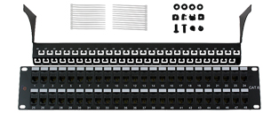 You Recently Viewed 48 way CE Cat6 High Density Panel Through Coupler Image