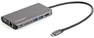 StarTech USB-C Mini Travel Dock w/4K HDMI or VGA 