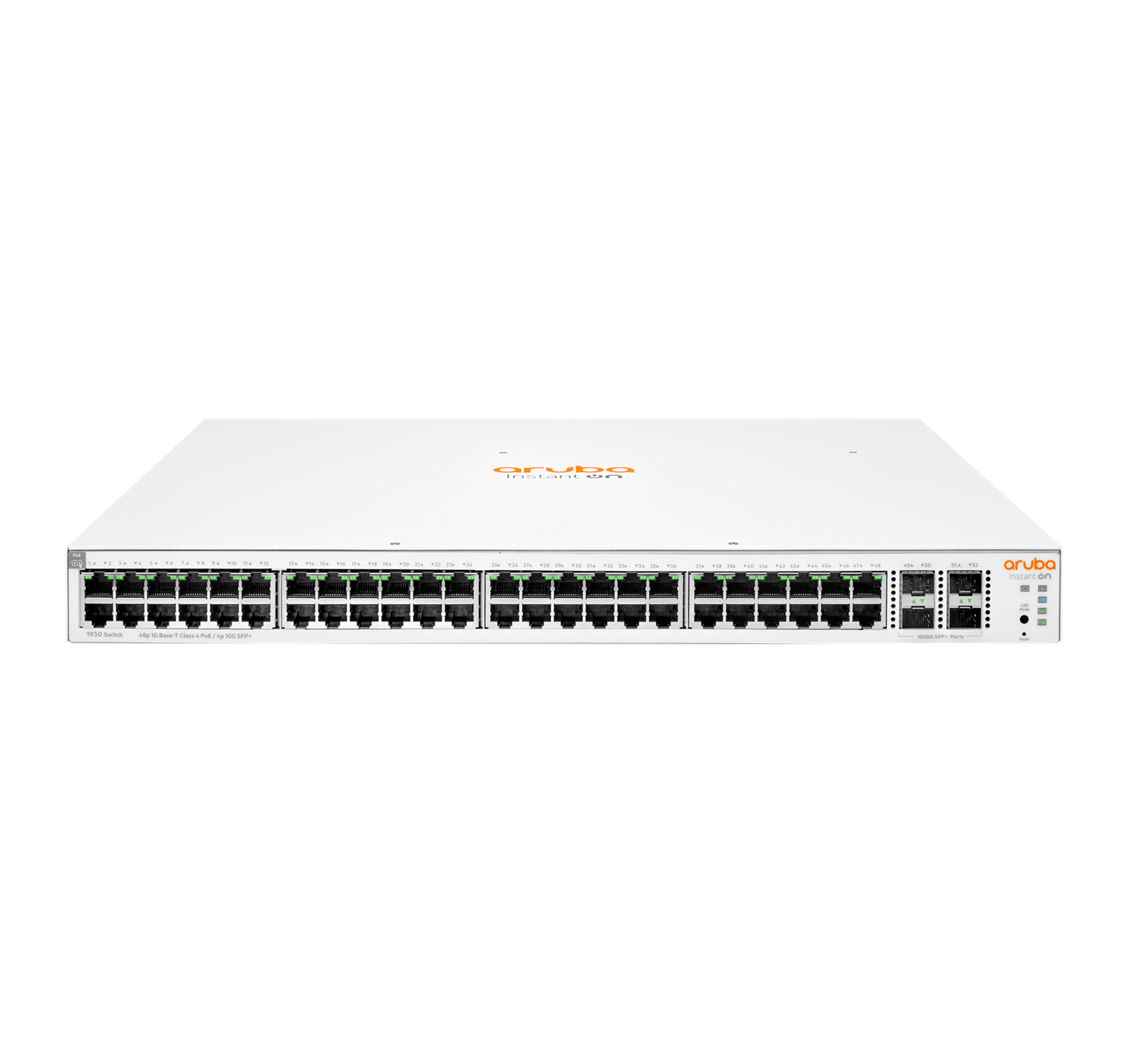 You Recently Viewed Aruba Instant On JL686A 1930 48G PoE 4SFP/SFP+ 370W Switch Image