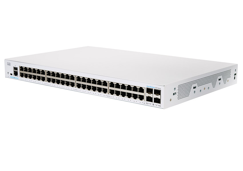 You Recently Viewed Cisco Business 350 CBS350-48T-4G 48 Ports Layer 3 Gigabit Switch Image
