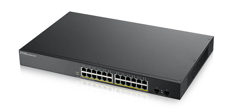 Zyxel GS190024HPV2 24-port GbE Smart Managed PoE Switch