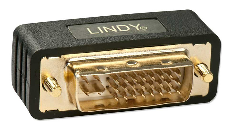 You Recently Viewed Lindy 41099 Premium DVI-I Coupler, Male to Female Image