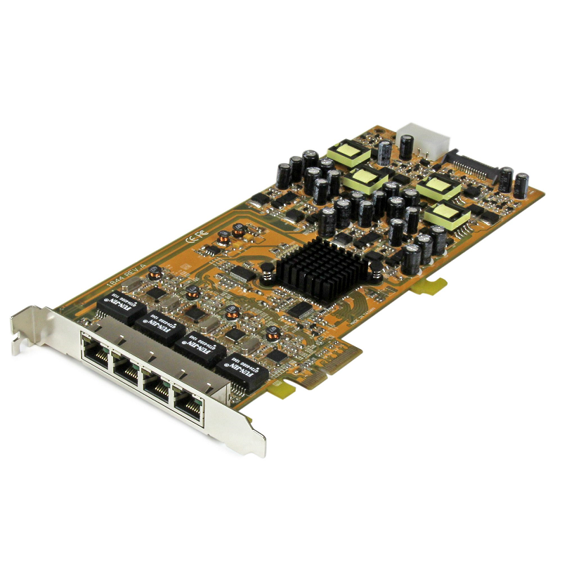 You Recently Viewed StarTech ST4000PEXPSE 4 Port Gigabit PoE PCIe Network Card - PSE PCI Express NIC Image