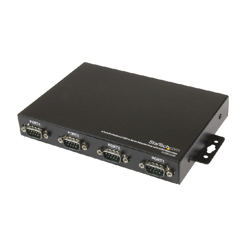 You Recently Viewed StarTech ICUSB2324X 4 Port Wall Mountable USB to Serial Adapter Hub with COM Retention Image