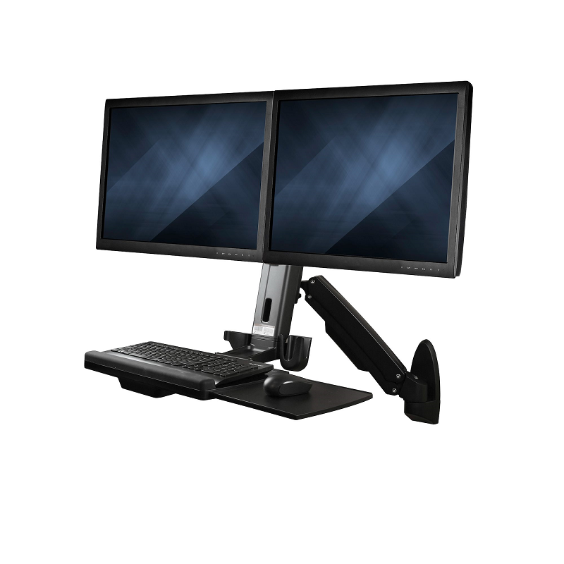 You Recently Viewed StarTech WALLSTS2 Articulating Full Motion Standing Desk w/Height Adj. Dual VESA Monitor Image