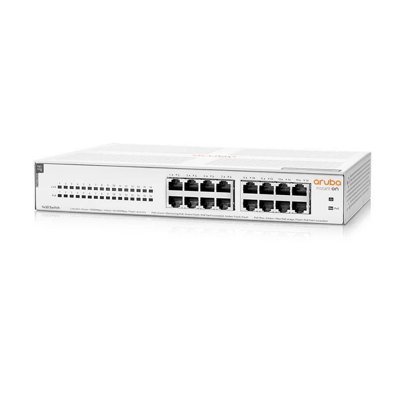 You Recently Viewed Aruba R8R48A  Instant On 1430 16G Class4 PoE 124W Switch Image