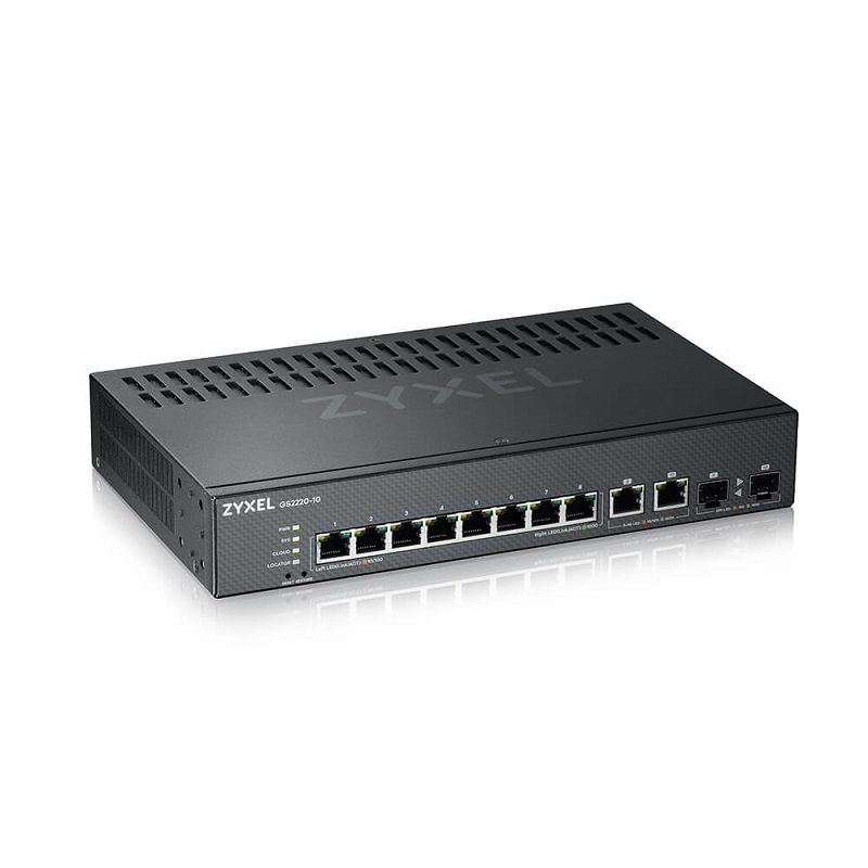 You Recently Viewed Zyxel GS2220-10 8-Port Gigabit L2 Switch With GbE Uplink Image