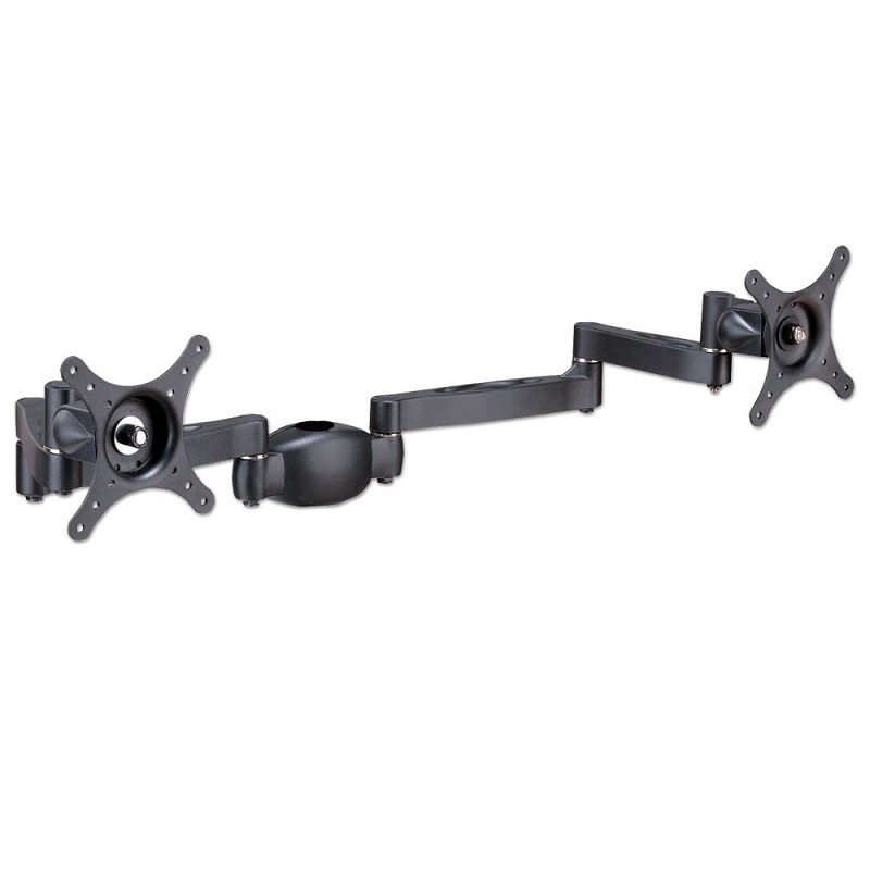 You Recently Viewed Lindy 40959 Dual Long Bracket - supports upto 6kgs, Black Image