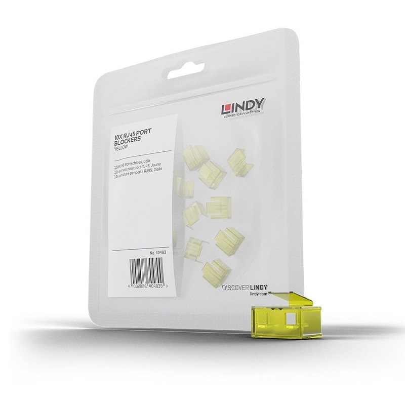 You Recently Viewed Lindy 40483 20 x RJ-45 Port Blockers (without key) Yellow Image