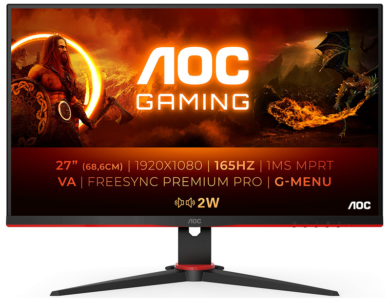 You Recently Viewed AOC 27G2SAE/BK 27in Full HD LED Monitor 1920 X 1080 Pixels Black, Red Image