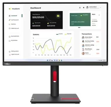 You Recently Viewed Lenovo 63B2MAT6UK ThinkVision T23i-30 - LED monitor - 23in-1920 x 1080 Full HD (1080p) Image