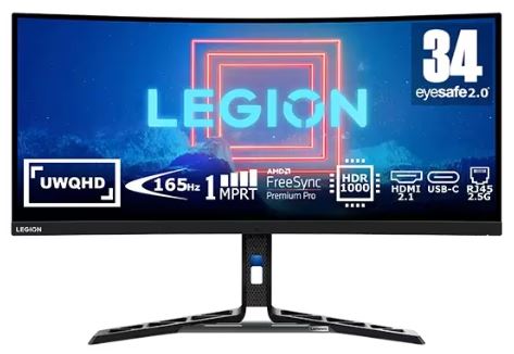 You Recently Viewed Lenovo 67B0UAC1UK Legion Y34wz-30 34 INCH UWQHD Gaming Monitor Image