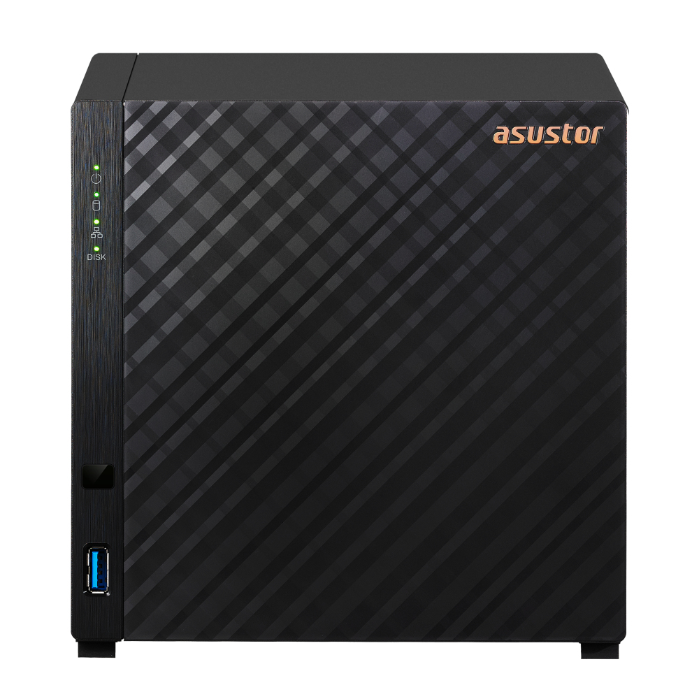 Asustor AS1104T 4 bay NAS, Realtek RTD1296, Quad-Core, 1GB, 2.5GbE x1, USB3.2 Gen1 x2
