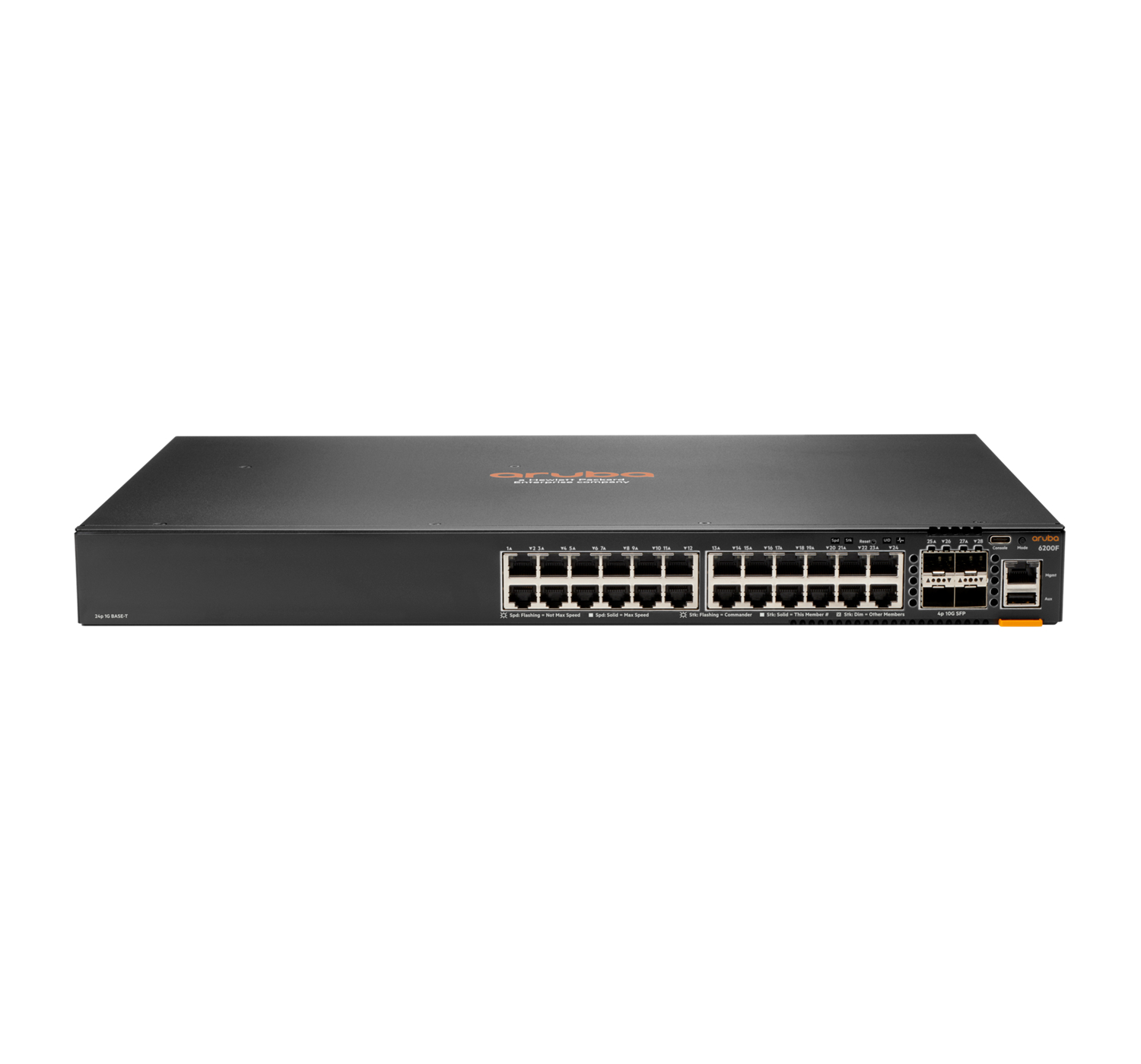 You Recently Viewed HPE Aruba JL725A CX 6200 24 Port L3 Managed PoE+ Switch 370W Image