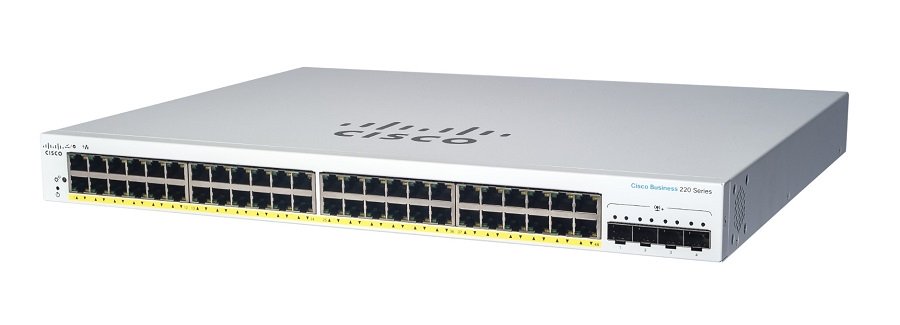You Recently Viewed Cisco Business 220 CBS220-48T-4X 48 Ports Layer 2 Ethernet Switch Image