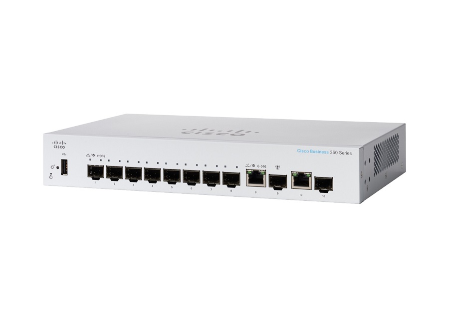 You Recently Viewed Cisco Business 350 CBS350-8S-E-2G 8 Ports Layer 3 SFP Switch Image