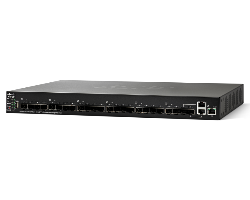 Cisco SG350XG-24F 24 SFP+ Port Managed L3 10 Gigabit Ethernet Switch