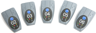 TREND Networks Set of five active remotes #2 to #6 incl 6 cables for LanXPLORER, NaviTEK II and Sign