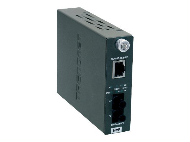 TRENDnet 100Base-TX to 100Base-FX Multi Mode ST Fiber Converter (2KM)